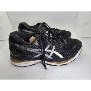 ASICS Gel-Nimbus 18 Shoes Women's 7 Black Running Athletic Workout Road Sneakers